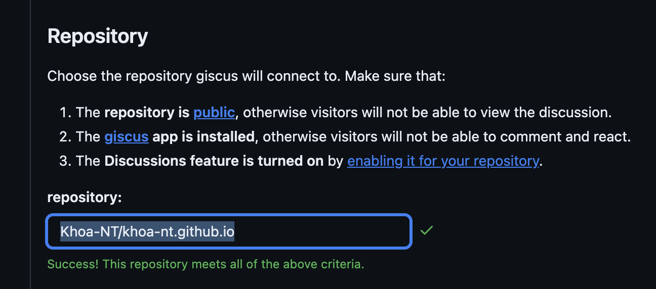 Giscus Code